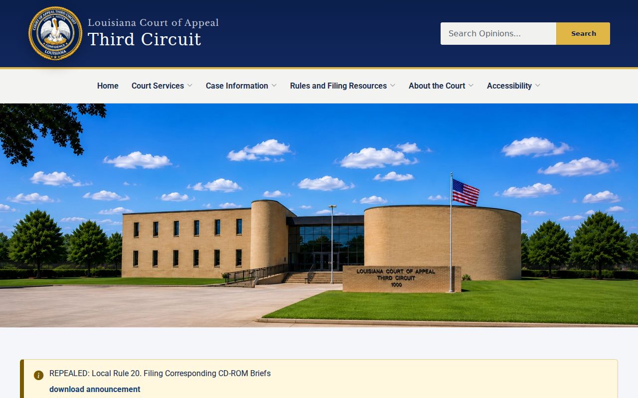 Allen Parish court docket Louisiana Third Circuit appeal route