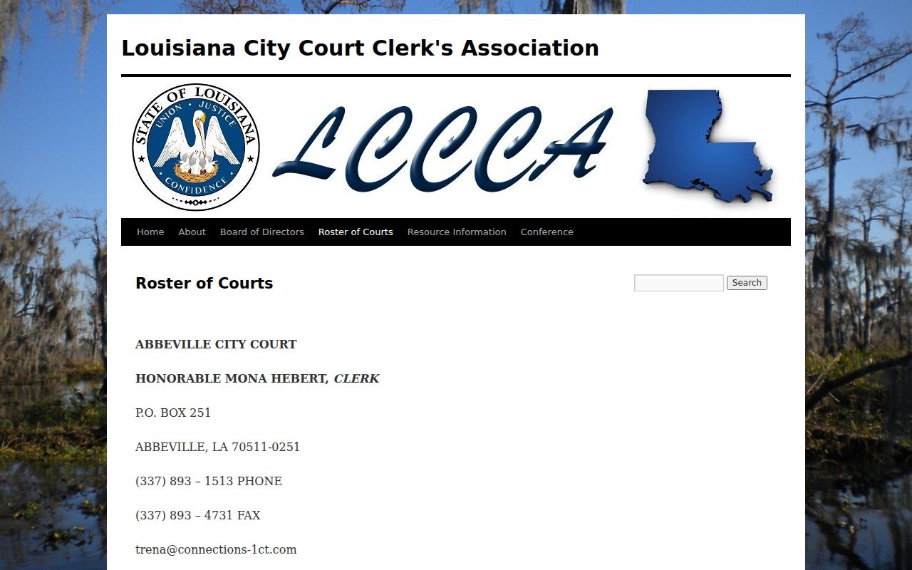 Oakdale City Court records clerk information